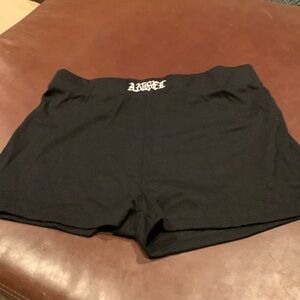 Women’s shorts in black.